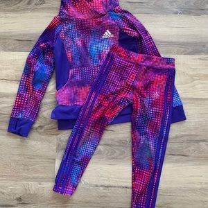 Adidas girl track suit